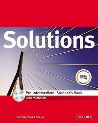SOLUTIONS PRE-INTERMEDIATE STUDENT''S BOOK