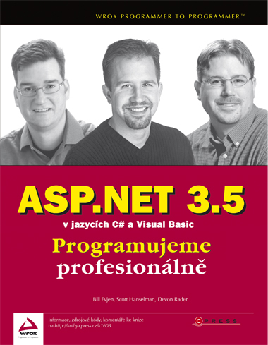 ASP.NET 3.5 V JAZYCICH C# A VISUAL BASIC - PROGRAMUJEME PROFESIONALNE.