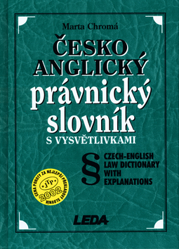 CESKO - ANGLICKY PRAVNICKY SLOVNIK