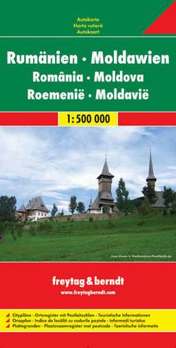 RUMUNSKO, MOLDAVSKO 1:500 000
