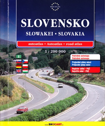 SLOVENSKO - SLOWAKEI - SLOVAKIA 1:200 000