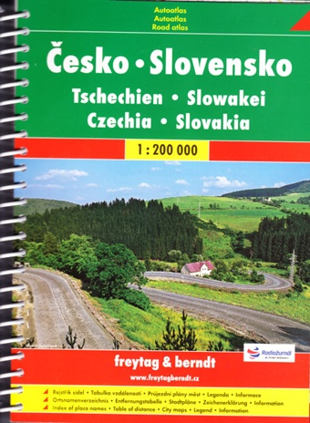 AUTOATLAS CESKA REPUBLIKA, SLOVENSKA REPUBLIKA 1:200 000